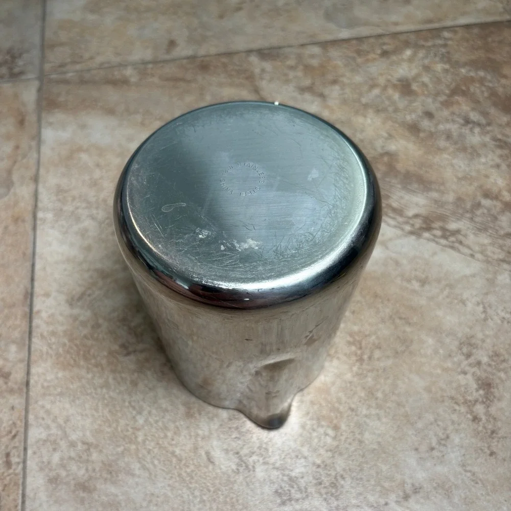 Stainless Steel Milk Frothing Pitcher Espresso Latte Art Steaming Cup 4.5 inch